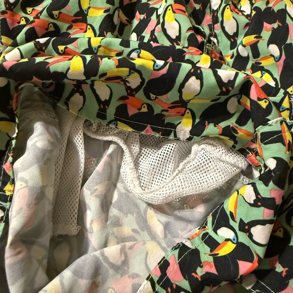 First Wave Colorful Patterned Swim Shorts - Picture 3 of 4